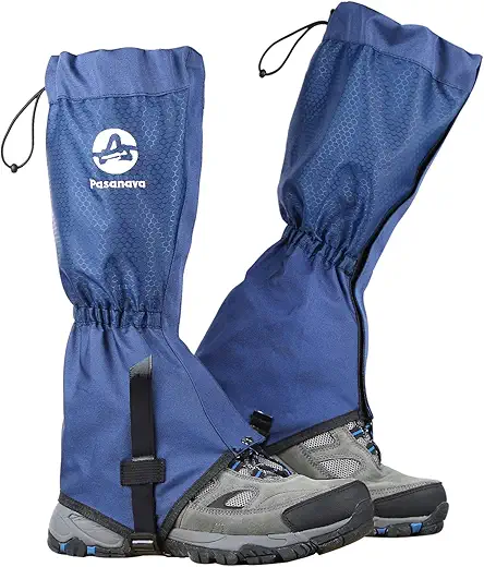 Leg Gaiters Waterproof and Adjustable Snow Boot Gaiters...