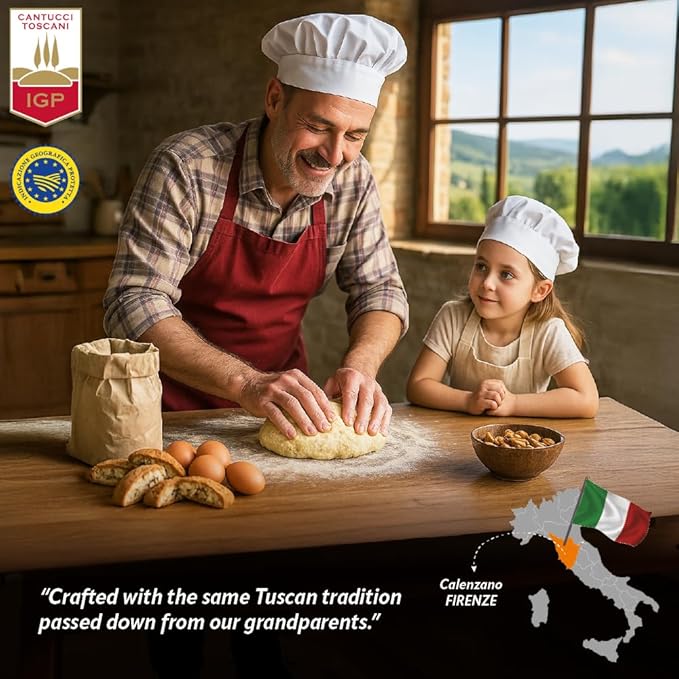 Italian Almond Biscotti Belli Traditional Semi Soft miniatura 3
