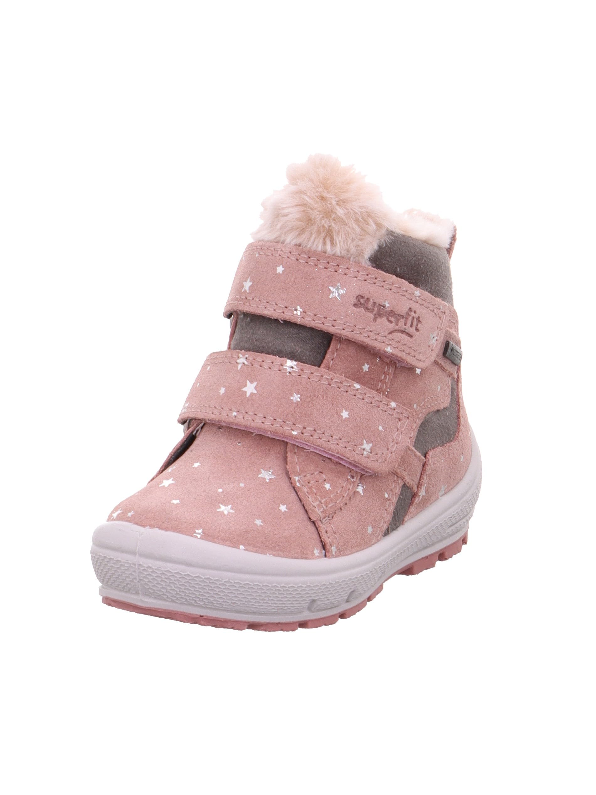 Superfit Girls Groovy Snow Boots, Pink Grey 5500, 4 UK Child