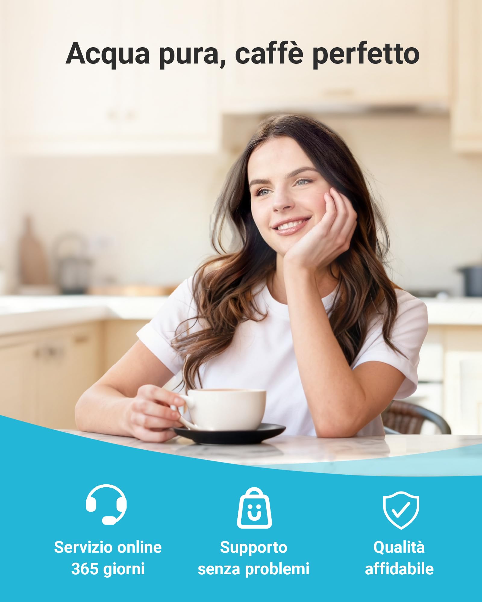 AQUA CREST Filtro acqua di Ricambio per Philips® AquaClean® CA6903/10 CA6903/22, Compatibile con le Macchine da Caffè Automatiche Saeco® Philips® (4)