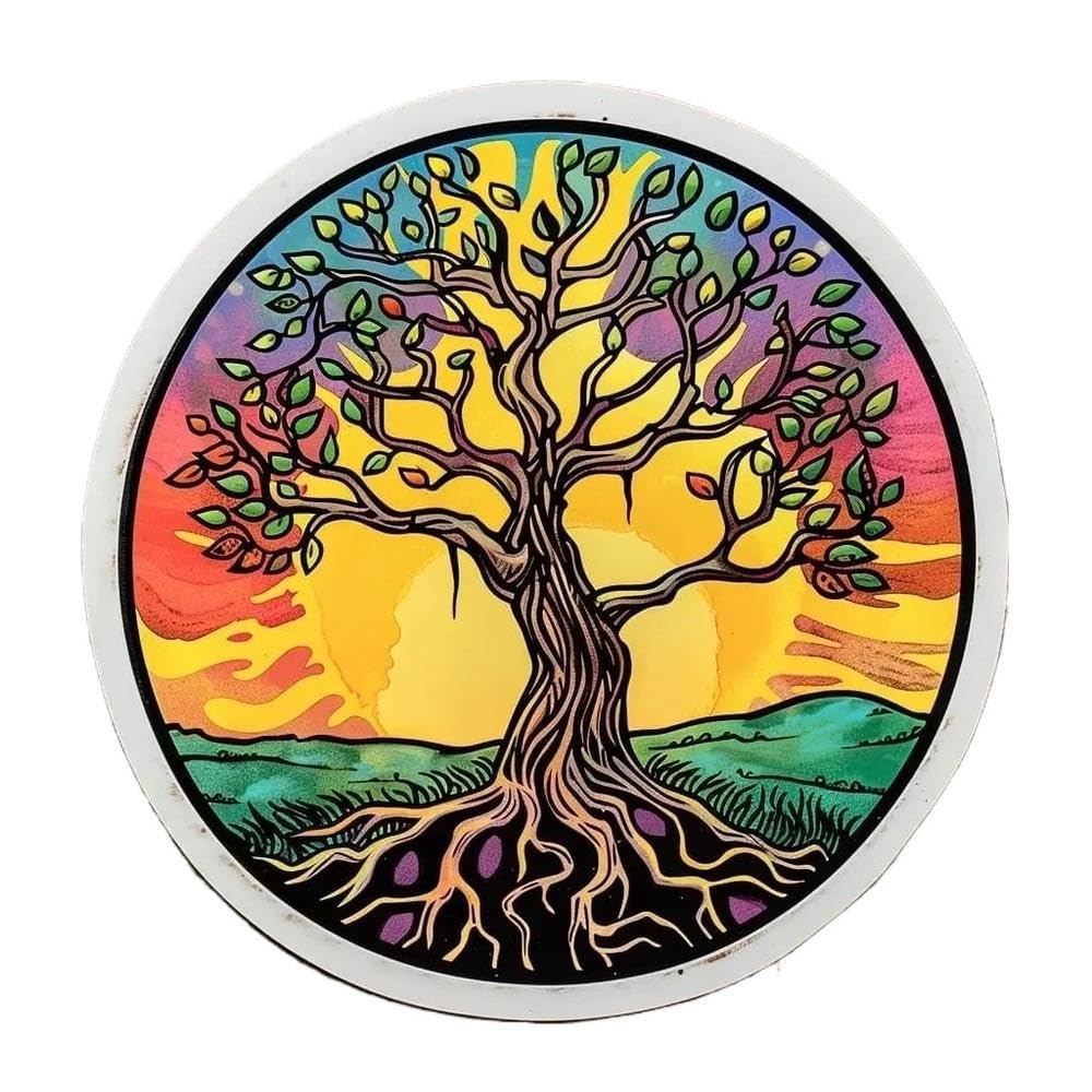 Tree of Life Nature Lover Sticker for Car Bike Truck Helmet Laptop Decal Window