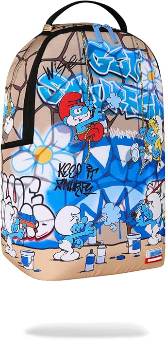 Sprayground SMURFS BIG MURAL BACKPACK