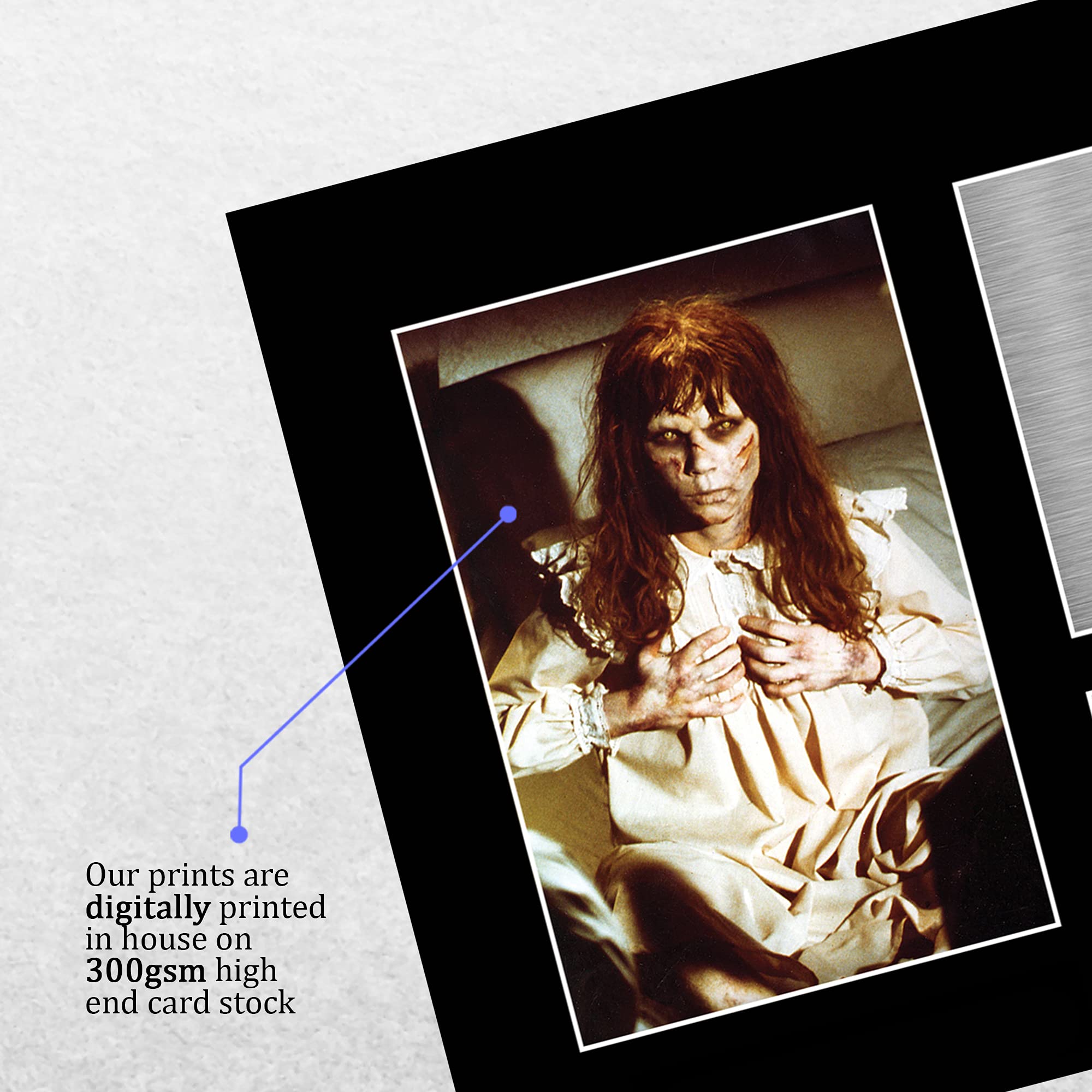 Foto Autografata Di Linda Blair (The Exorcist) In Cornice A4 - Regalo Per Fan Di Film Horror