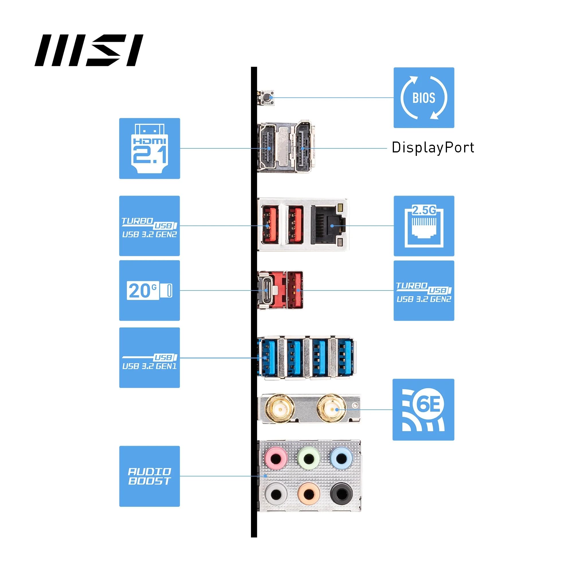 Amazon | MSI PRO B650-S WIFIマザーボード、ATX - AMD Ryzen 9000