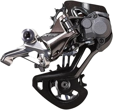 Shimano XTR RD-M9100-SGS Rear Derailleur - 12 Speed, Long Cage, Gray, With Clutch