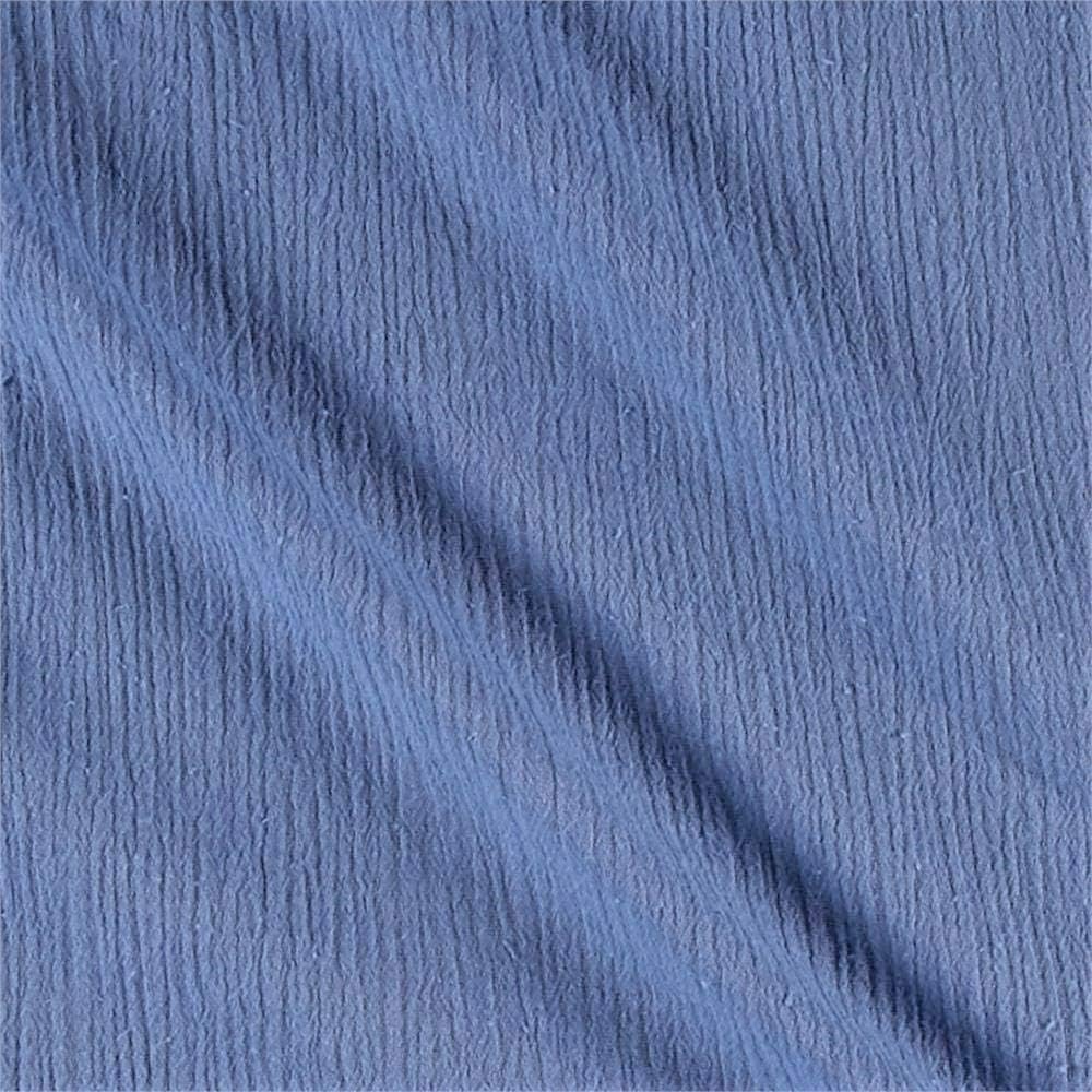 New Creations Fabric & Foam Inc, 48/50" Wide 100% Cotton Lightweight Crushed Gauze Fabric (Coppen Blue, 5 Yards)