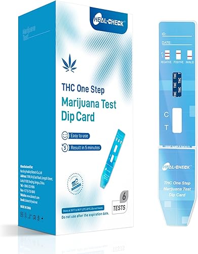 Kit de prueba de drogas para marihuana kit de prueba de drogas de orina de un solo panel envuelto individualmente con nivel de corte de 50 ngml