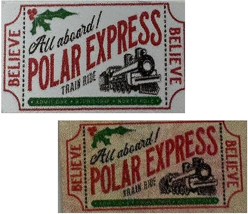 Melody Jane Dolls Houses Entradas Polar Express a bordo de la casa de muñecas Paseo en tren de Nochebuena