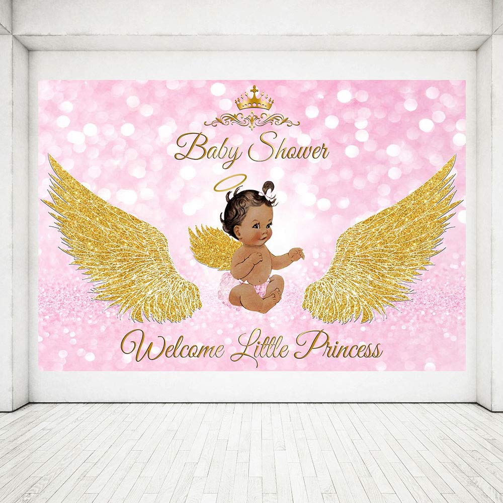 Mehofoto 7x5ft Royal Princess Girl Baby Shower Party Backdrop