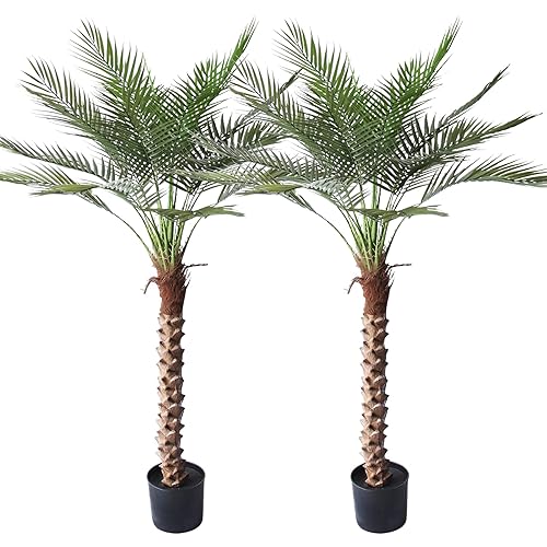 Artificial Palm Tree 5FT Large Fake Sago Palm Plant with