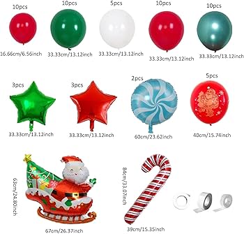 Amazon | SAEYZ クリスマス バルーン アルミ クリスマス風船