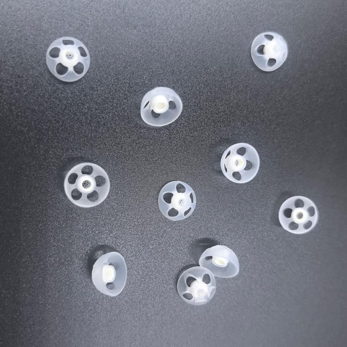 Cúpula abierta de 4 mm/8 mm/10 mm para audífonos Connexx/Siemens/Signia y Rexton RIC con cepillo de limpieza y bolsa de transporte, 20 unidades (8 mm)