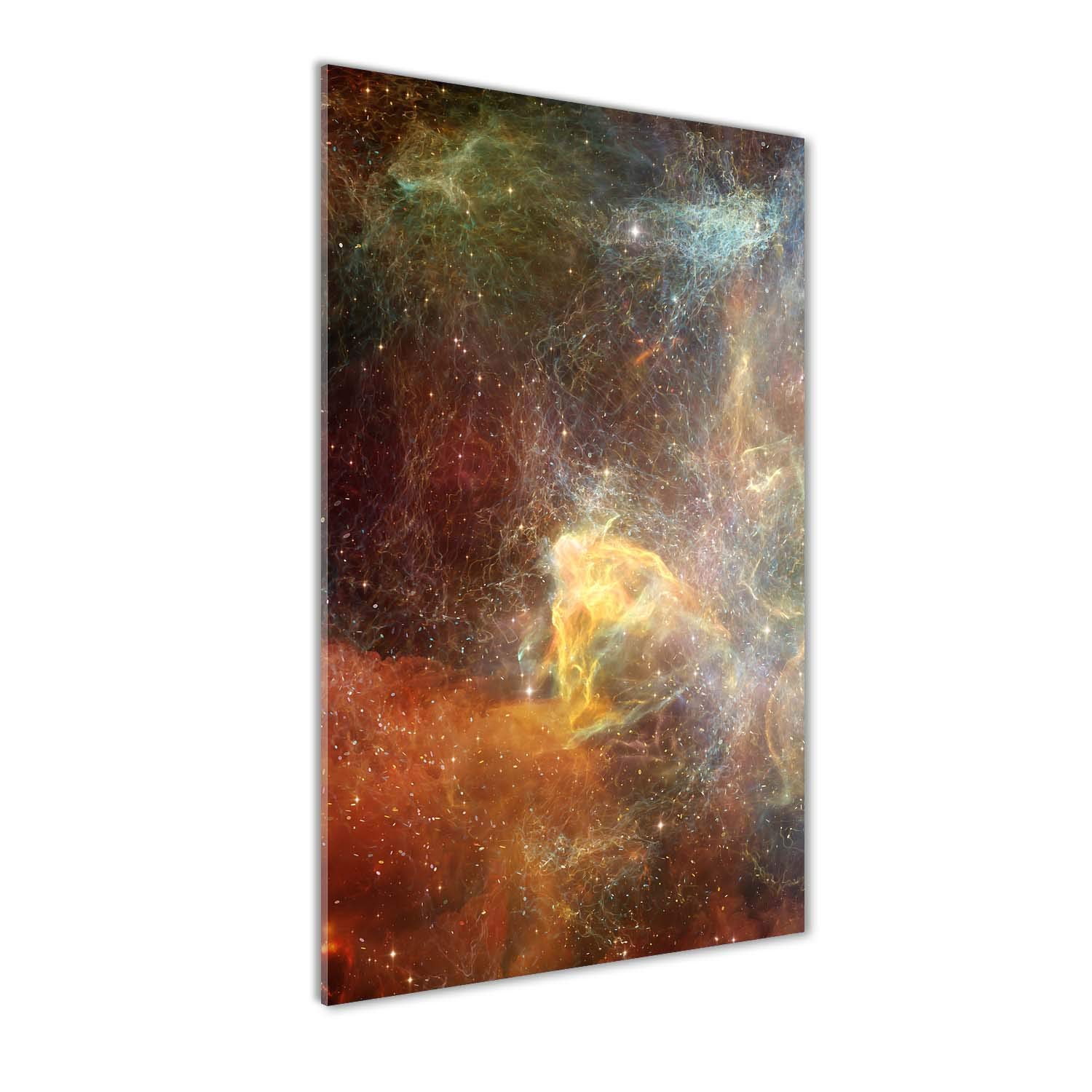 Peinture sur verre 70x140cm Cosmos de haute qualité pour salon