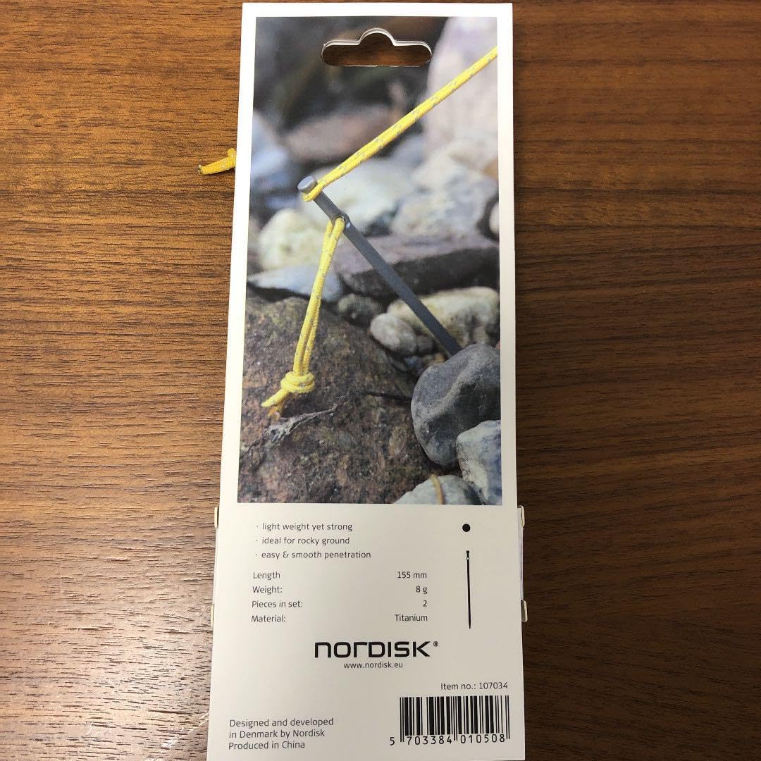 新品　ペグ ノルディスク Titanium 9set 18本 新品 ペグ ノルディスク Titanium 9set 18本 CAMP / 商品 / ROOT