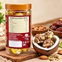 AROGYA- BITES Dry Fruit Laddu | Dates Sweetened Mixed Dry Fruits Ladoo | No Added Sugar | Healthy Energy Laddu | Rich in Fiber & Natural Energy gallery image