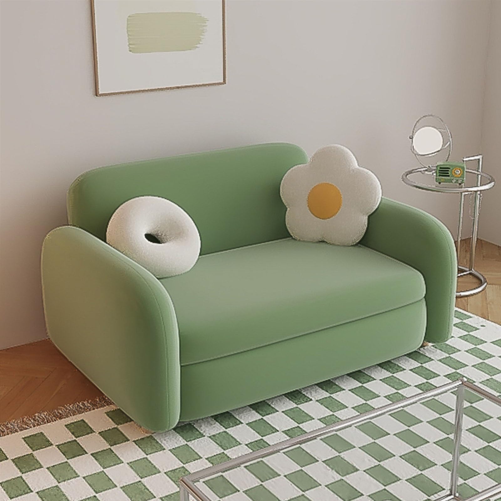 Sedia trasformabile, letto ottomano, ottomano pieghevole multifunzione, divano letto for soggiorno, appartamento, ufficio (Size : 70cm)
