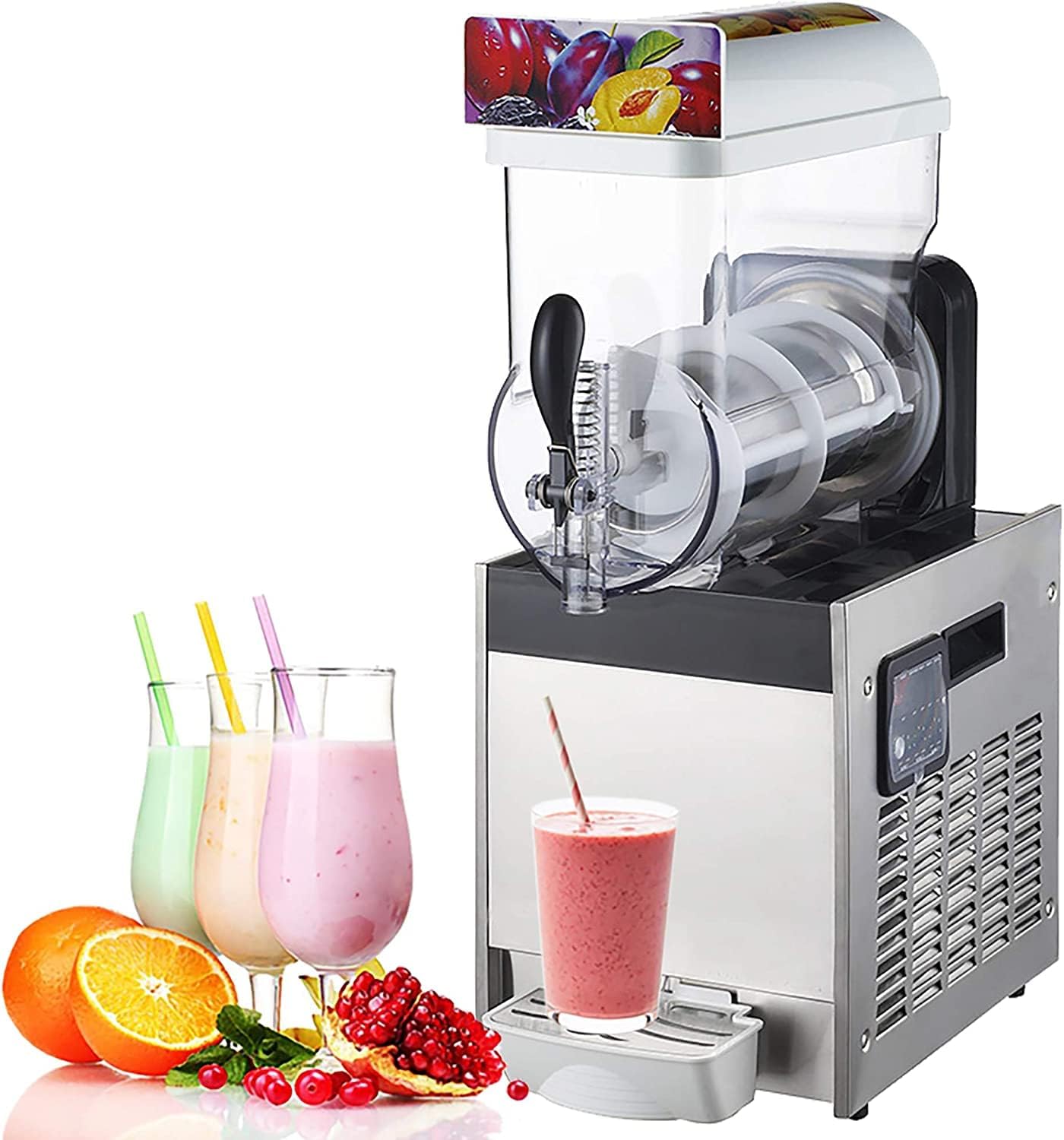 Commercial Ice Slush Machine Snow Cold Beverage Maker