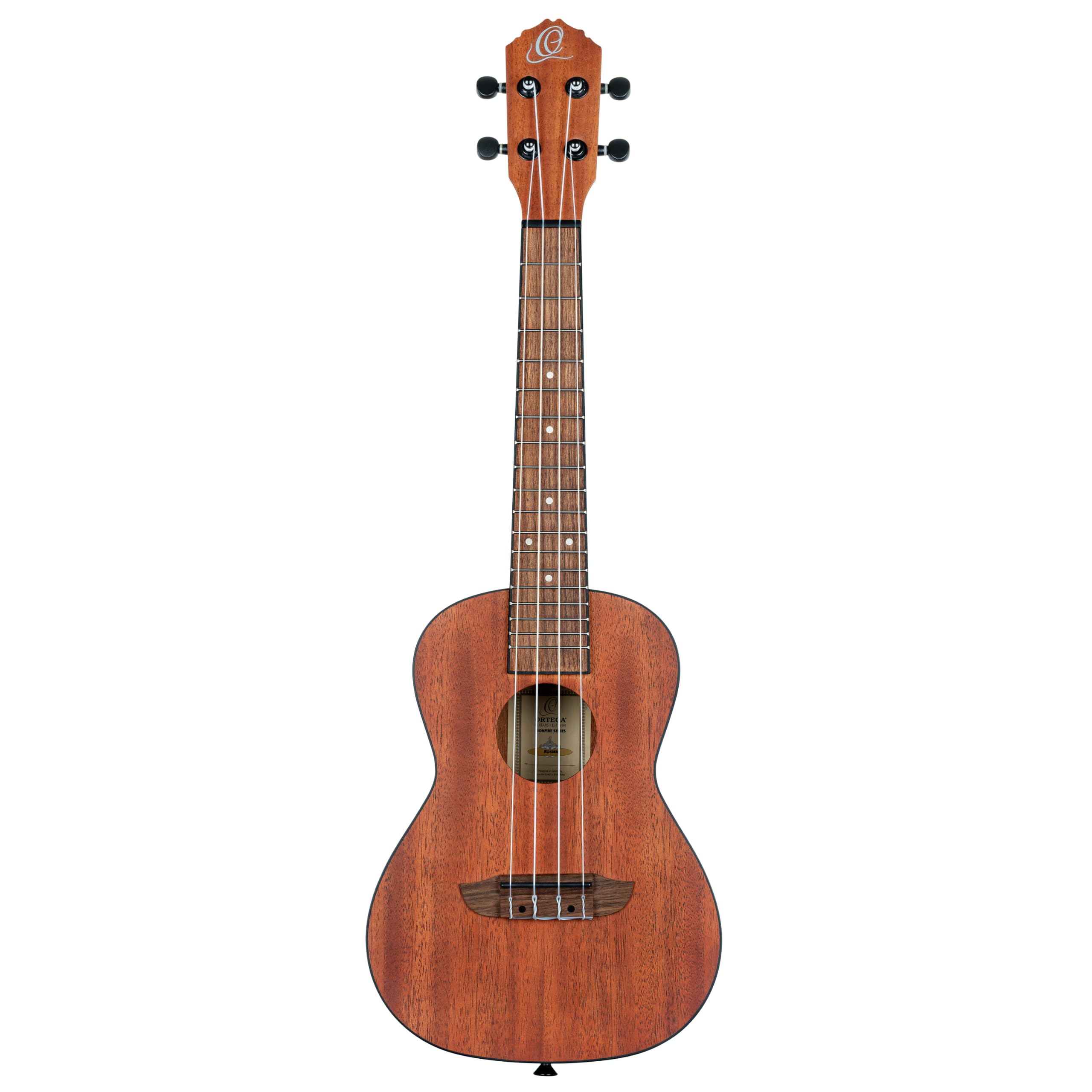 Ortega Guitars Ukulélé Concert Acoustique – Série Bonfire – Sapele, Naturel (RU4MM)