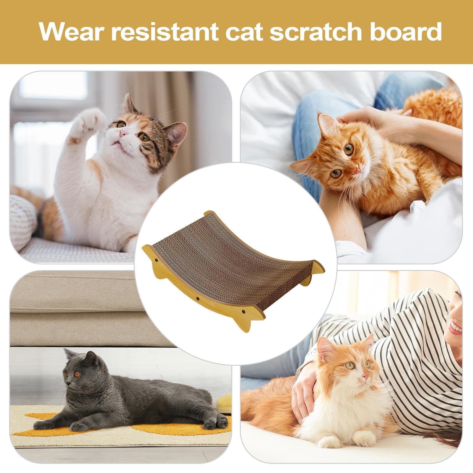 Alfombrilla Rascador para Gatos Rascador para Gatos con Base | Accesorios Para Mascotas Protección Para Muebles Contra Arañazos En Alfombra Sofá Pared Puerta Juego Interior Contra