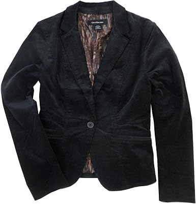 Black cord blazer womens Clearance