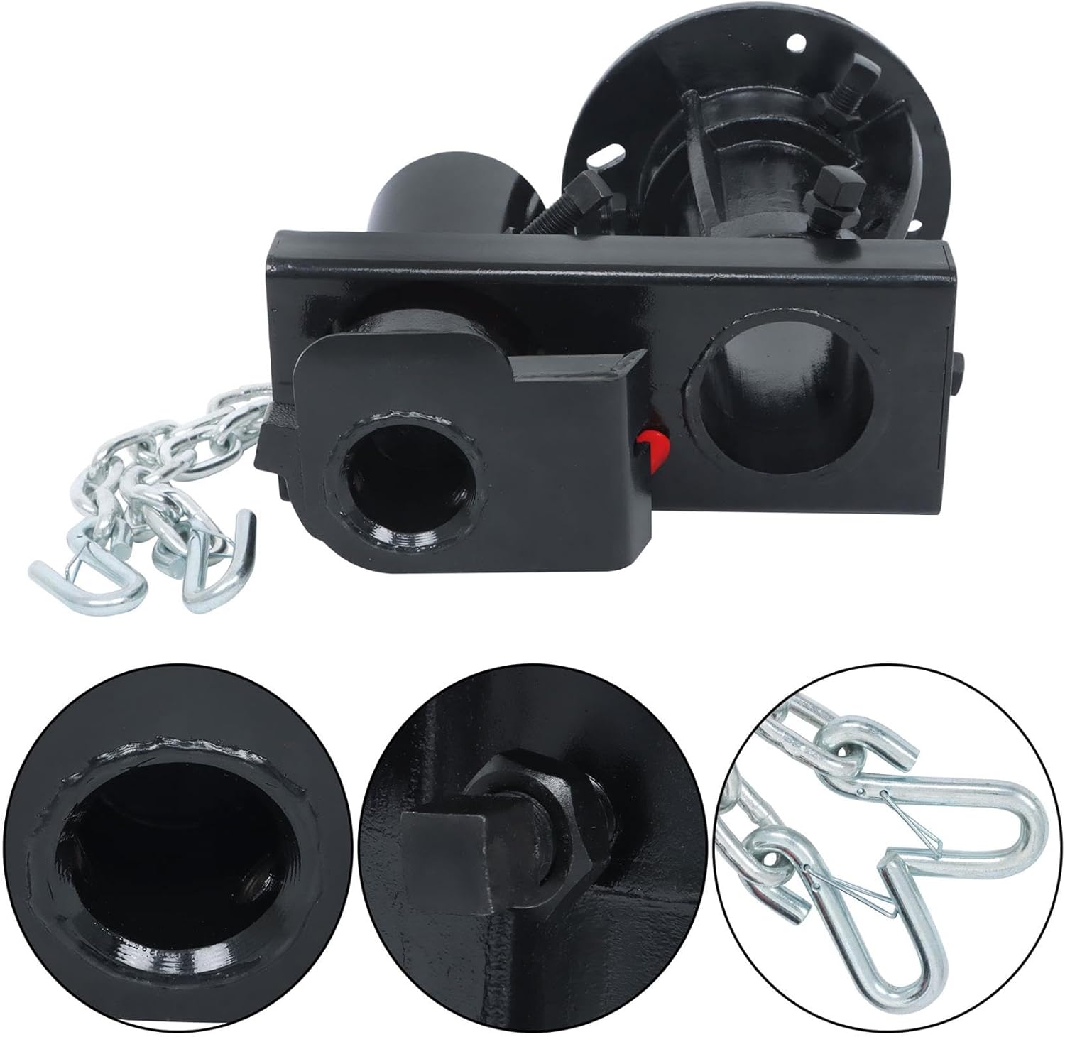 labwork C5GX 12 Inch-16 Inch RV 5th Wheel to Gooseneck Adapter with 7-1/2 Offset C5GX1216