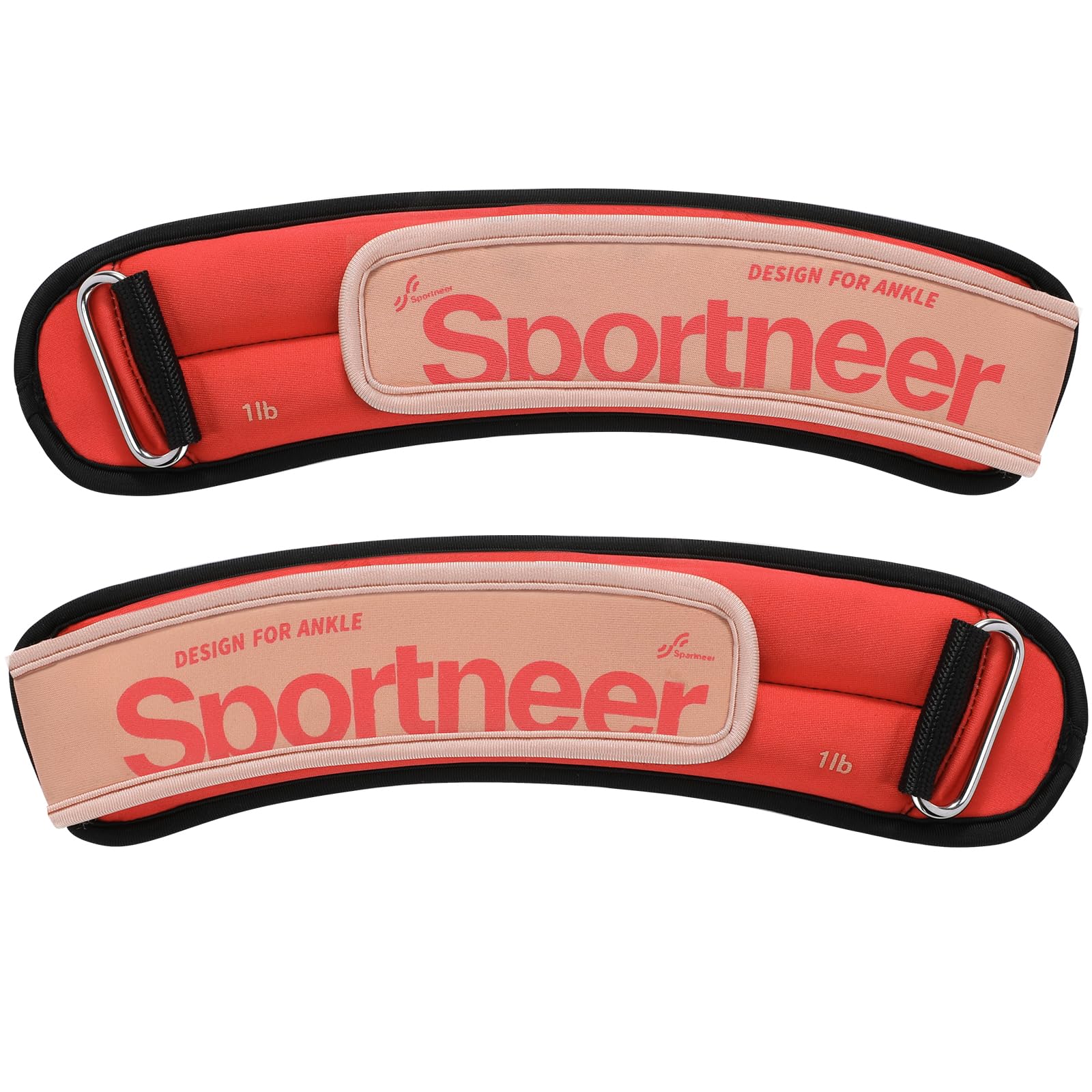 Sportneer obciążniki na nadgarstki, obciążniki na kostki, zestaw 2 * 0,23 kg/2 * 0,45 kg/2 * 0,9 kg/2 * 1,36 kg/2 * 2,27 kg, obciążniki na ramiona i nadgarstki, obciążniki do biegania na nadgarstki i