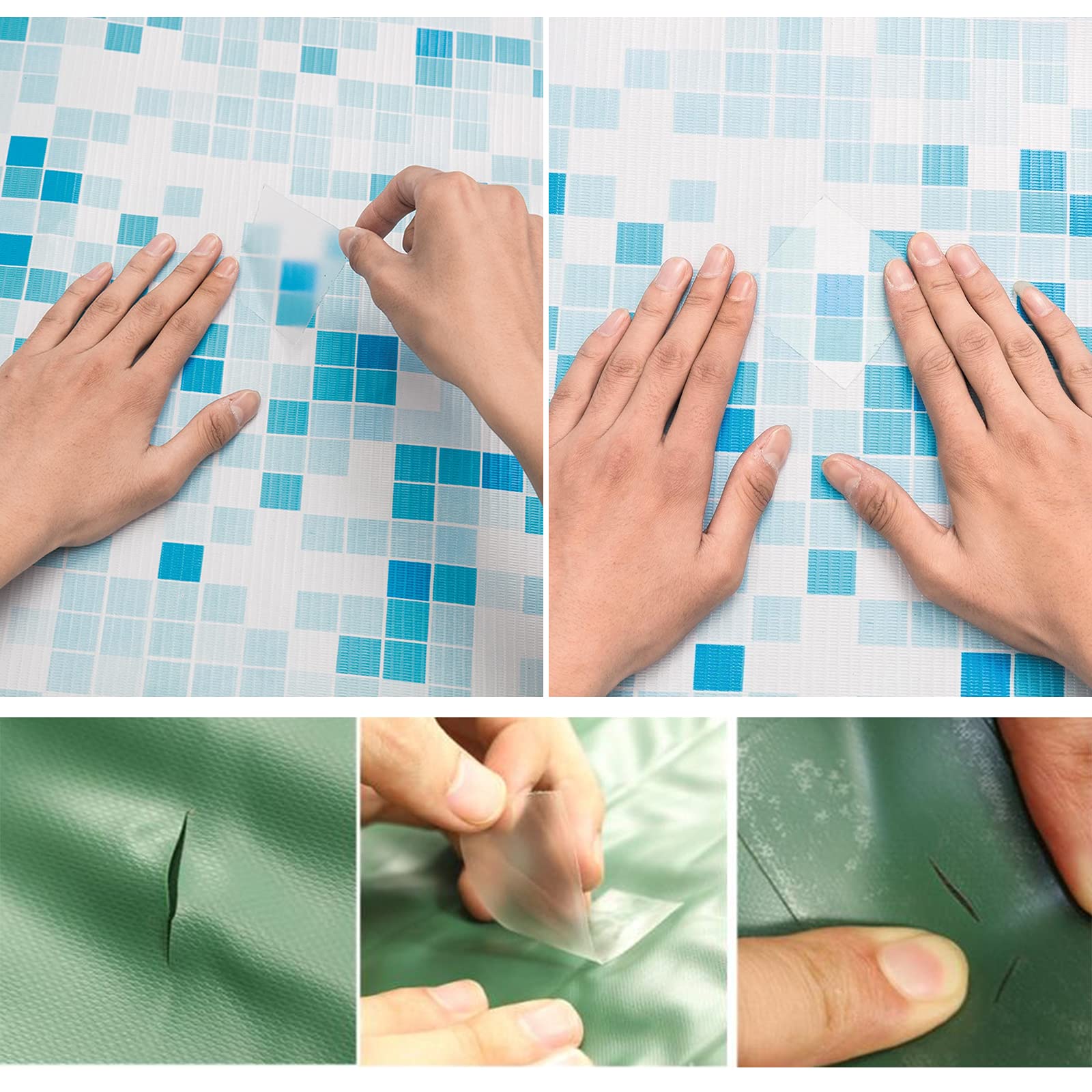 Kit di riparazione toppa gonfiabile, toppa multiuso per piscina, impermeabile, adatto per materassi ad aria, galleggianti per piscina, confezione da 5 | Leroy Merlin