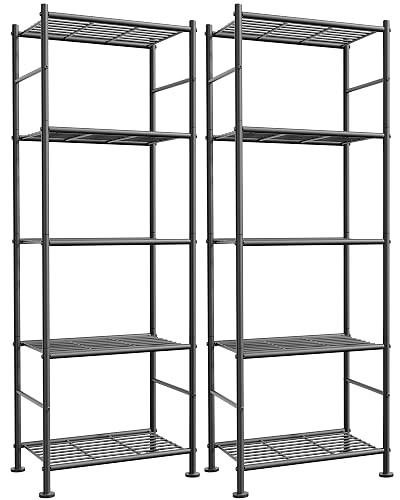 Sakugi Storage Shelves Set of 2, 5-Tier
