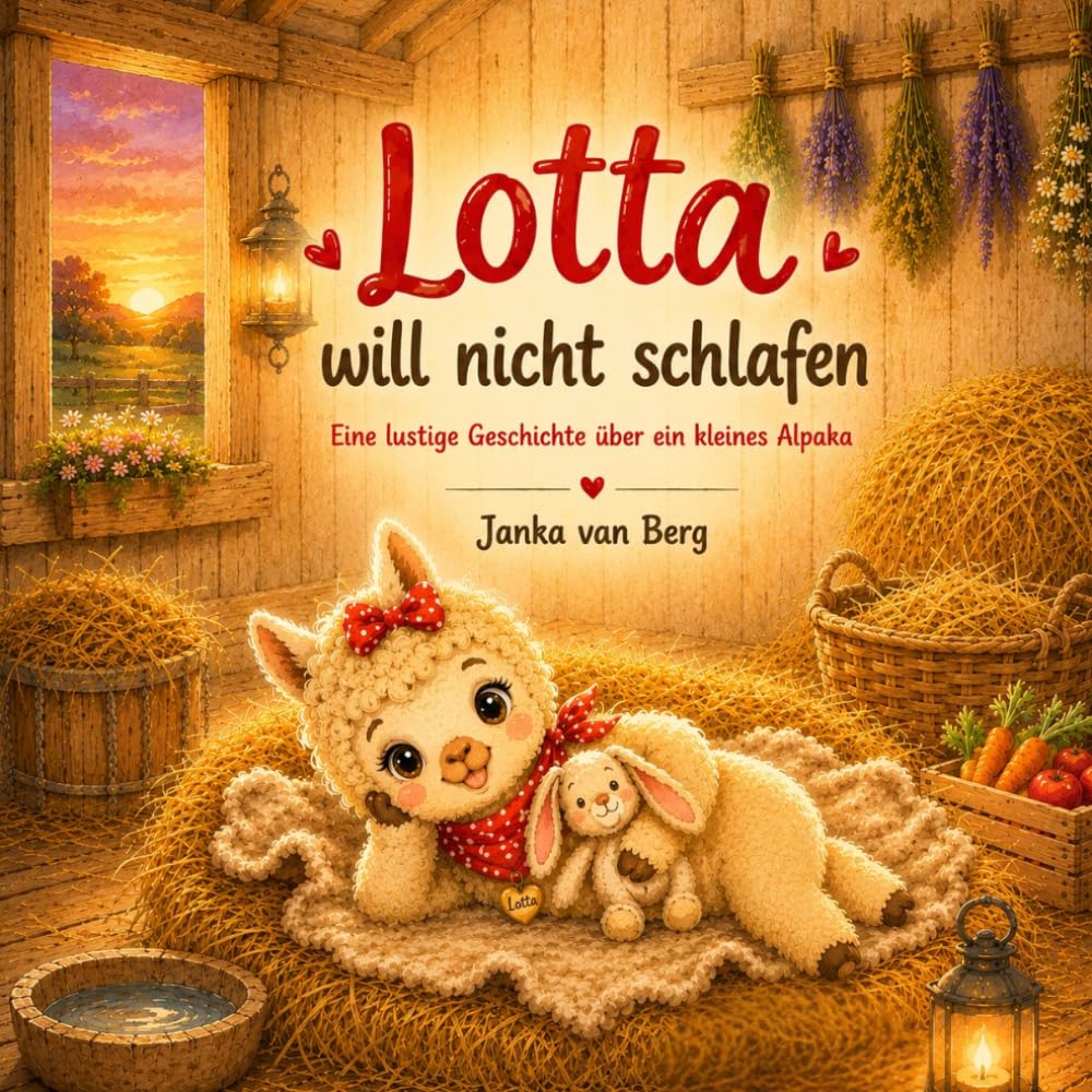 Lotta will nicht schlafen: Eine lustige Geschichte über ein kleines Alpaka (Lottas Abenteuer)