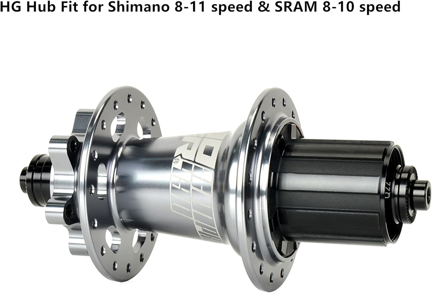 BestParts Mountain Bike Hub Set,XM490 MTB Hub 32 Hole Quick Release(QR) Disc Brake Hub HG Replacement for Shimano 8-11Speed & SRAM 8-10 Speed, 5x100 + 5x135mm, Grey