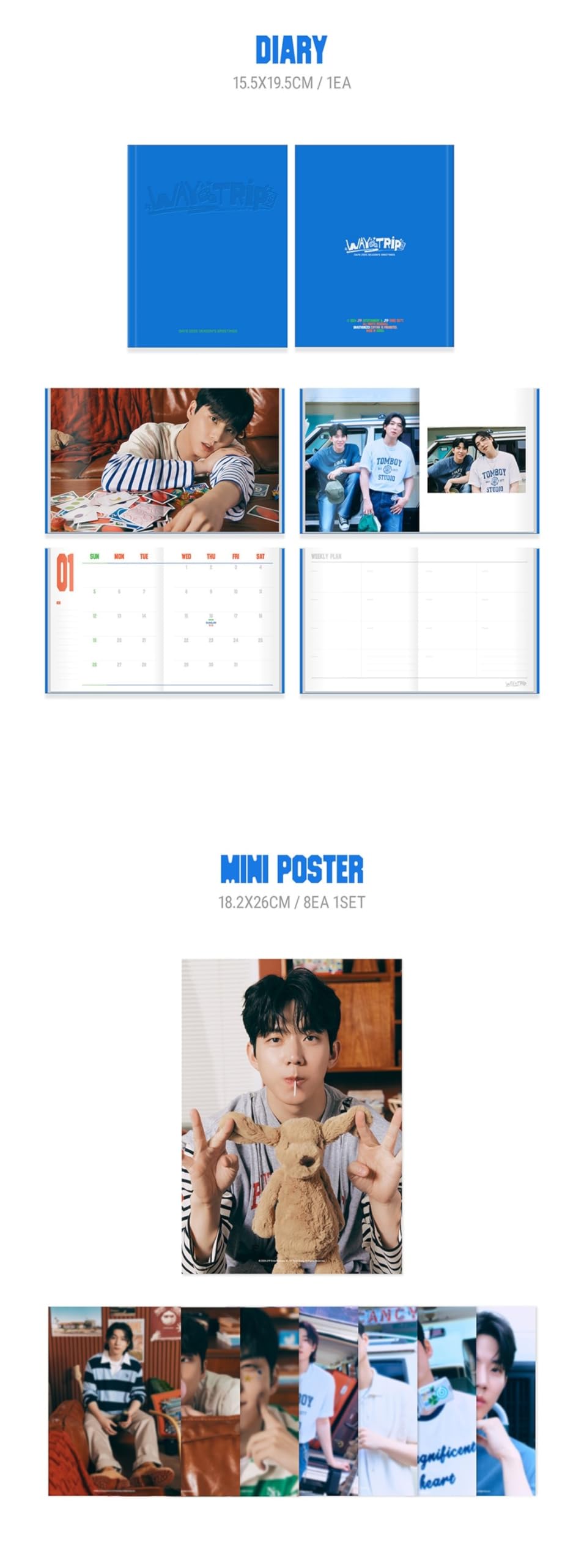 Amazon.com: DAY6-2025 Season's Greetings [Way to Trip] + Photocard