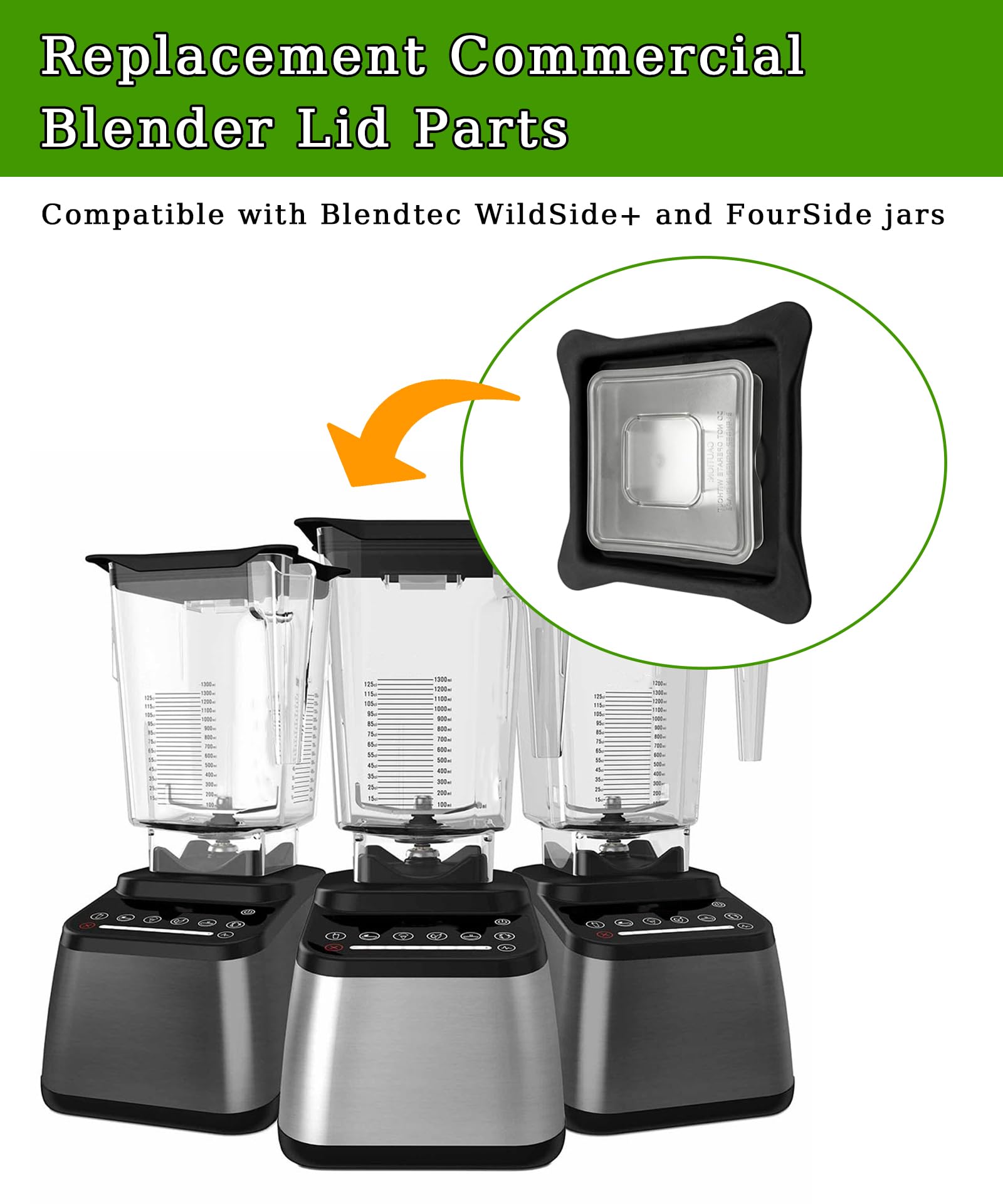 Amazon | Blendtec商業ブレンダー用交換用ブレンダーラッチ蓋