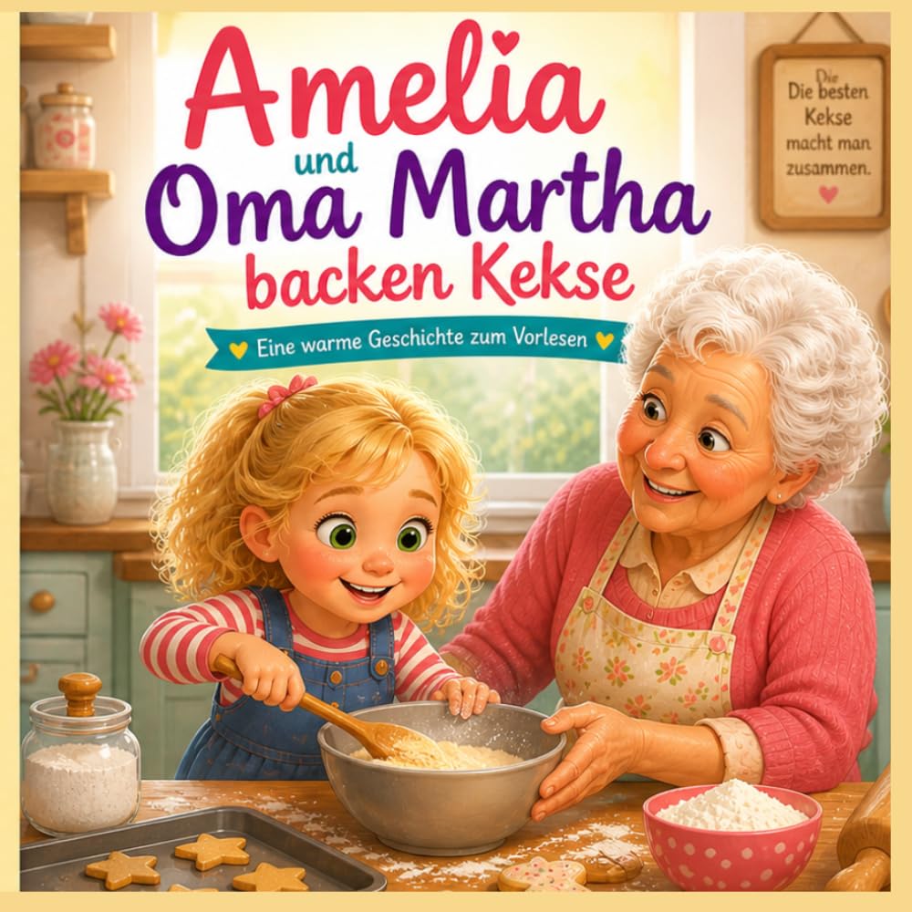 Amelia und Oma Martha backen Kekse: Eine liebevolle Geschichte zum Vorlesen