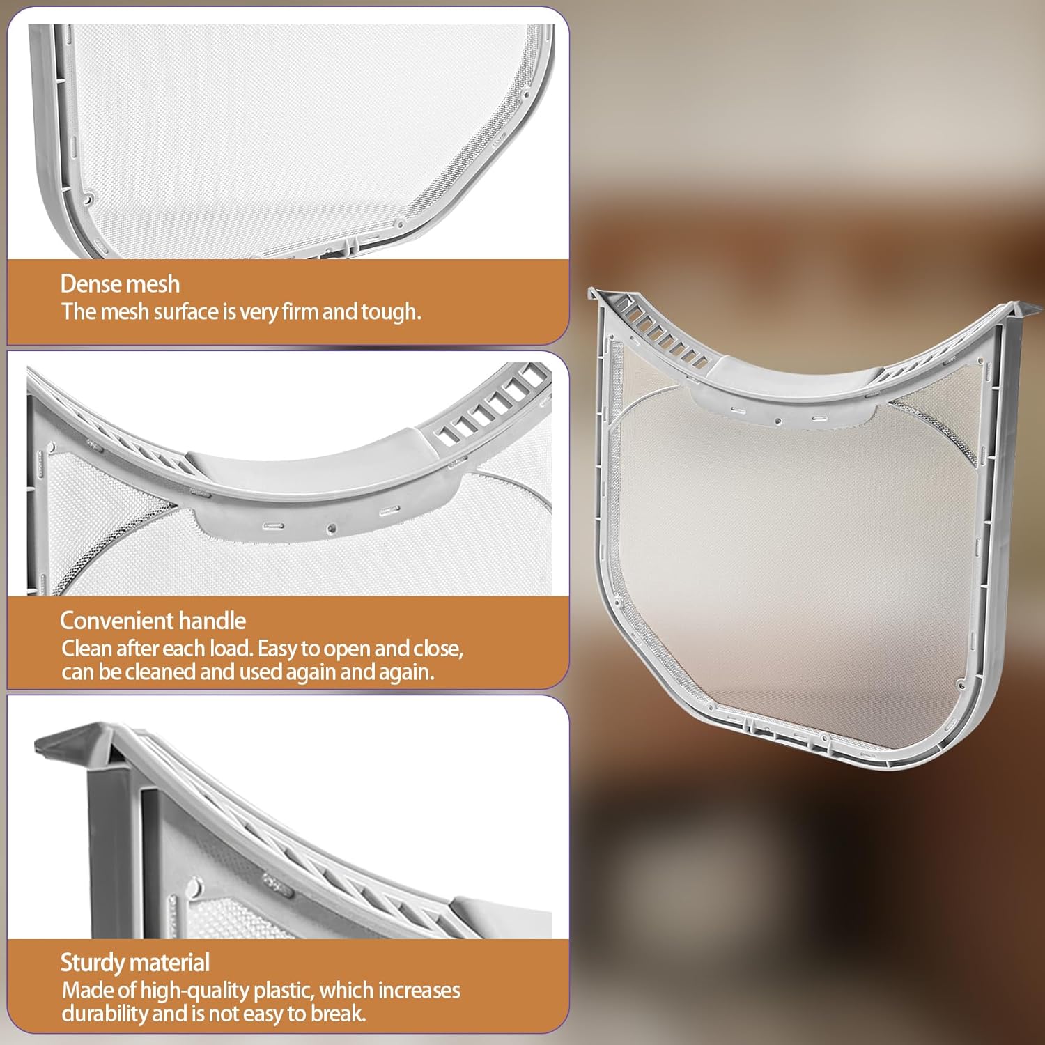Upgrade DLGX4371K DLEX4270V DLEX4200W/00 Dryer Lint Filter Fit for DLGX3571V DLEX4200B/00 DLEX3570V DLEX3875W DLEX3370W DLGX3901B DLGX3571W DLE3600W/00 DLE3600V DLEX3360W DLGX3251W DLGX4201B DLGX4201W