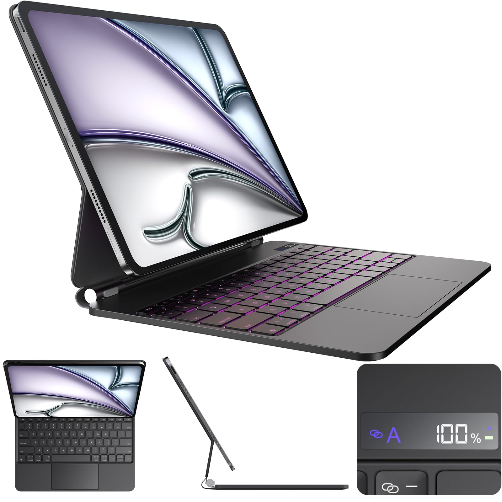 Amazon.co.jp: CSZZACME iPad Air 13インチ用ケース キーボード M2 