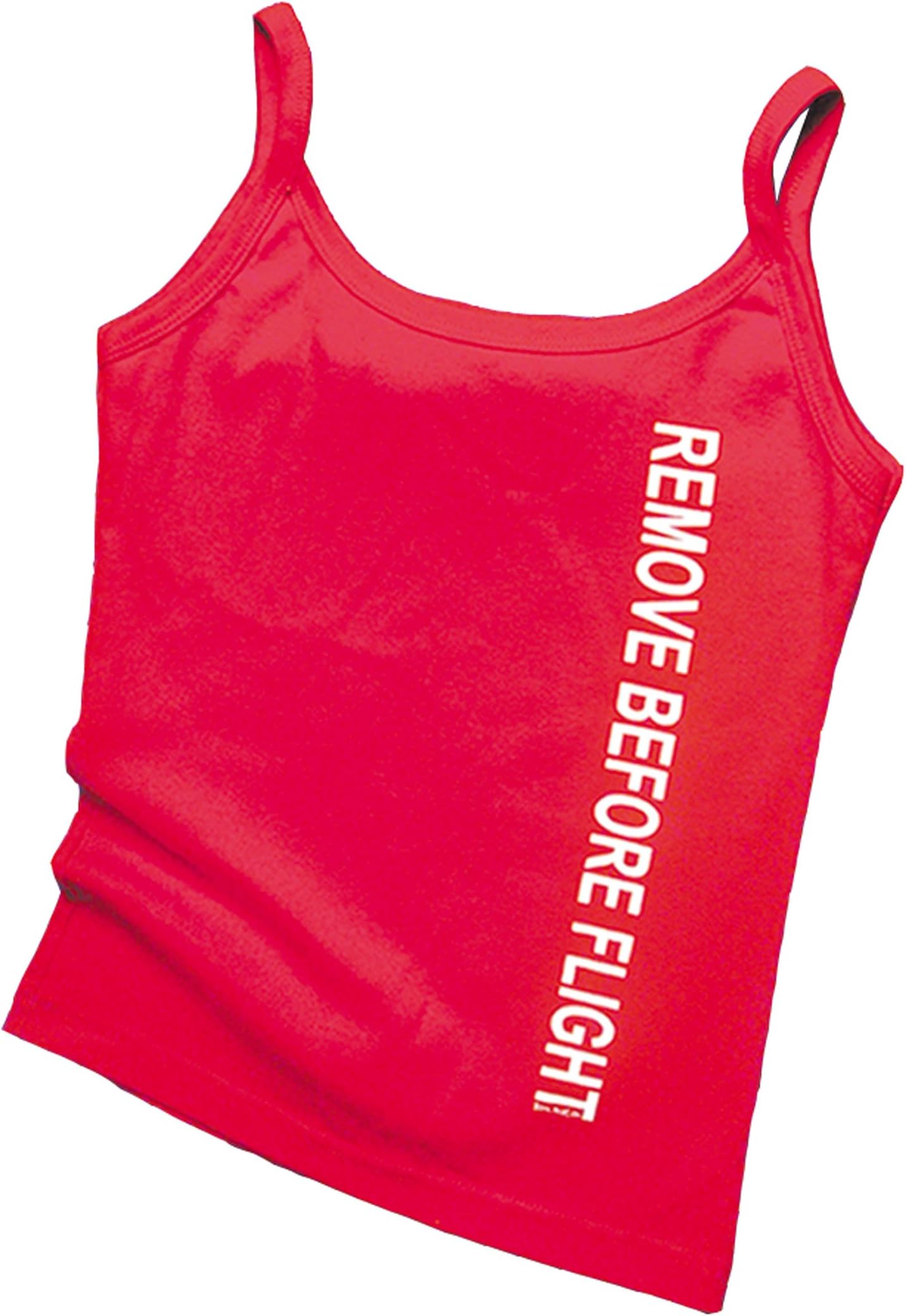 Born Aviation Women's Remove Before Flight, Ladies String T-Shirt-Red-Large