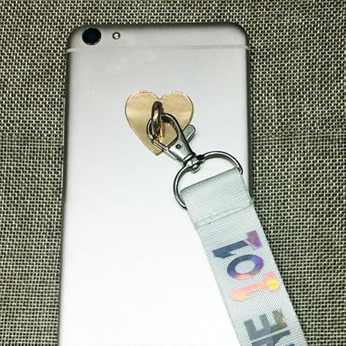 Miniatura 6 de 2 unidslote de anillo de dedo adhesivo para teléfono, geometría, soporte de teléfono, gancho para bricolaje, suministros colgantes, llavero de