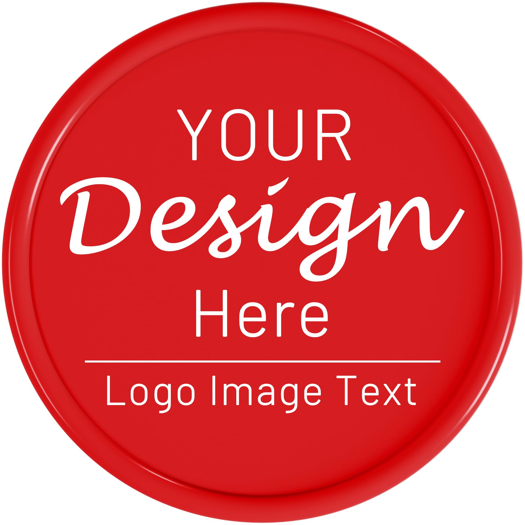200 Custom Poker Chips,Double Sided Full Color Print,Imprint Your Own Personal Logo, Text and Image,Set for Bar Tokens,Party,Memorial Day,Golf and Wedding Favors (Red)