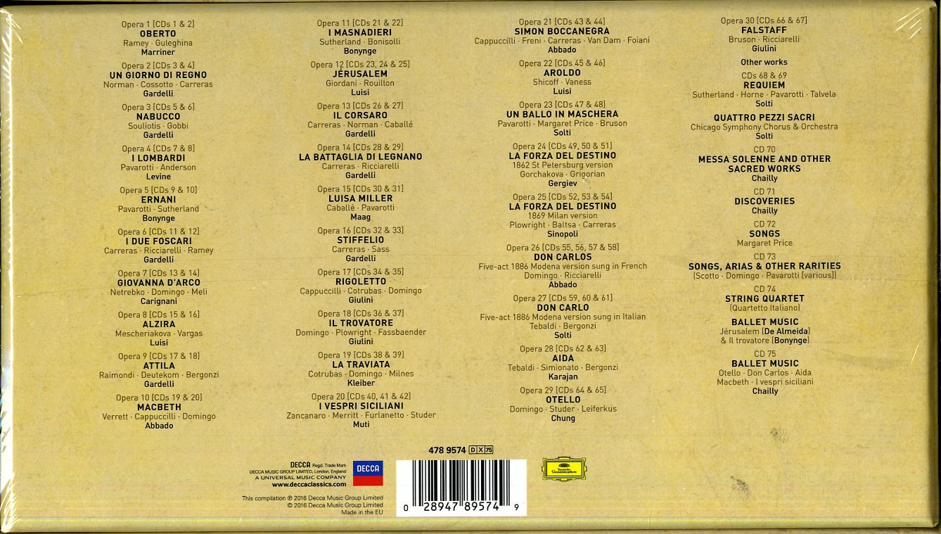 Verdi: The Complete Works