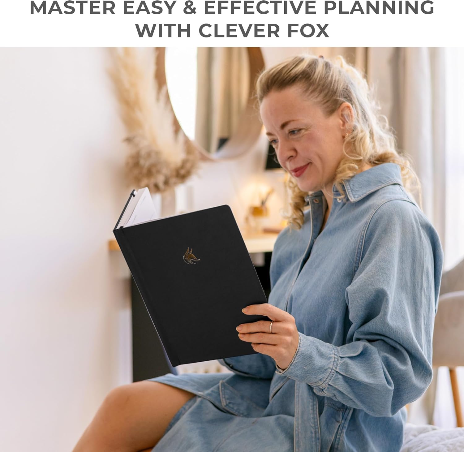 Clever Fox Planner PRO Premium Jan 2026-Jan 2027 – Luxurious Weekly, Monthly & Budget Agenda Organizer for Productivity & Reaching Goals, A4 Hardcover + Keepsake Box – Black