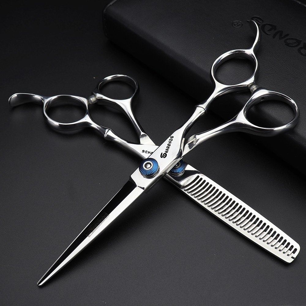Juego de peluquería profesional de 6 pulgadas, peluquería eficiente(6 pulgadas - 2pc-C) | peluquería eficiente,Tijeras de peluquería para principiantes,Tijeras exclusivas para salón de belleza