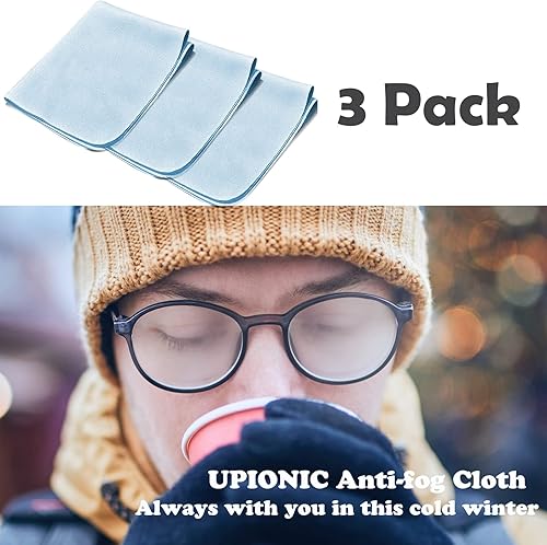 Miniatura 6 de Paño de limpieza antivaho para lentes, gafas, motocicleta, casco, cámara, reutilizable, 500 veces (3 paquetes)