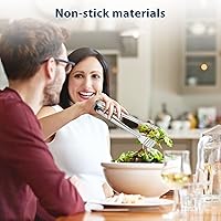 Vista 7 de Paquete de 8 pinzas para servir de 7 pulgadas, pinzas de cocina, pinzas de buffet, pinzas de acero inoxidable para servir alimentos