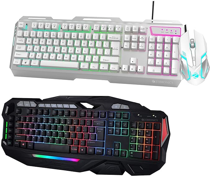 Amazon.in Buy ZEBRONICS ZebMagnus USB Gaming Keyboard with LED Lights