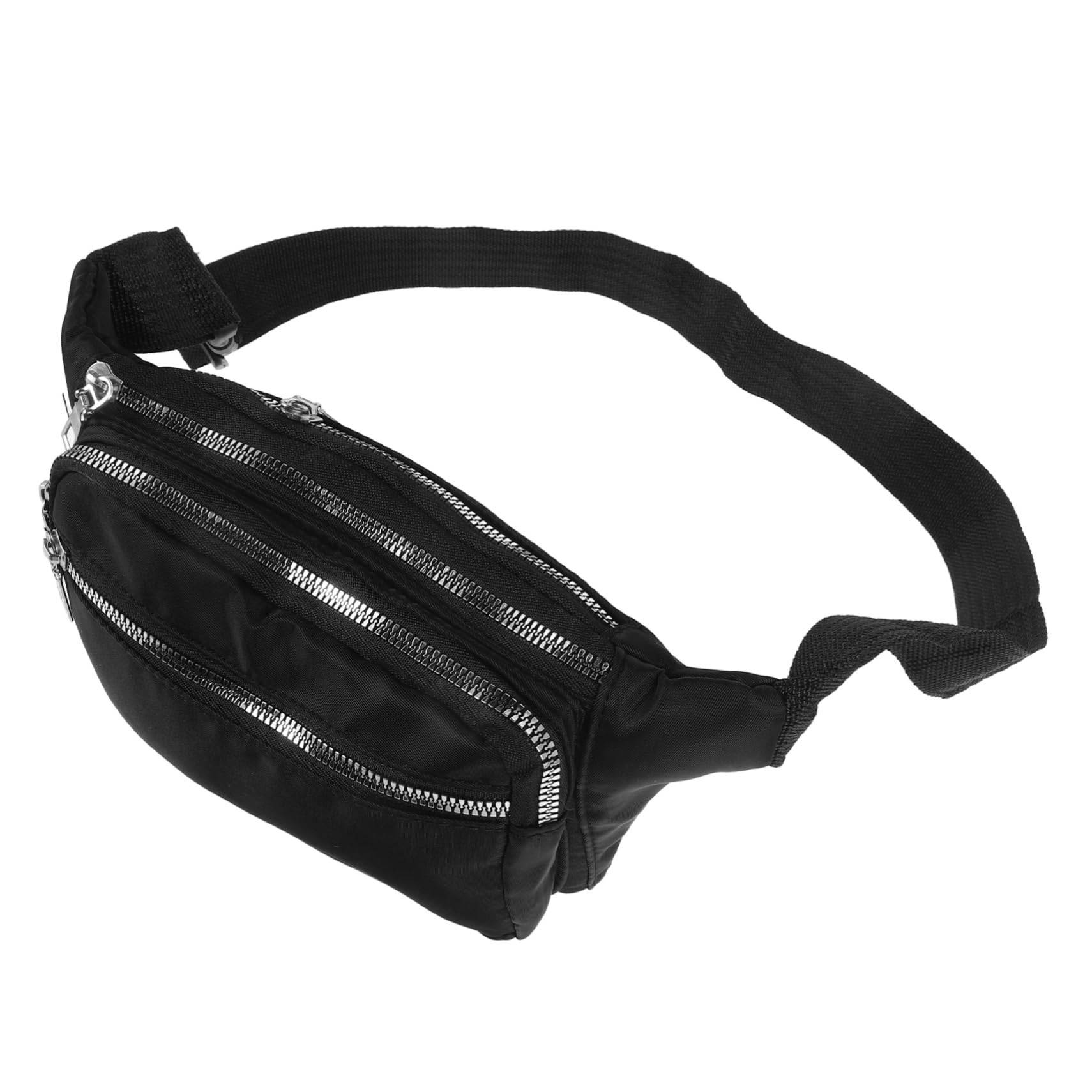 TOBBOMEY Adjustable Fanny Pack for Men Lightweight Multi Pocket Waist Bag for Running Hiking Daily Use Spacious Design with Adjustable Belt