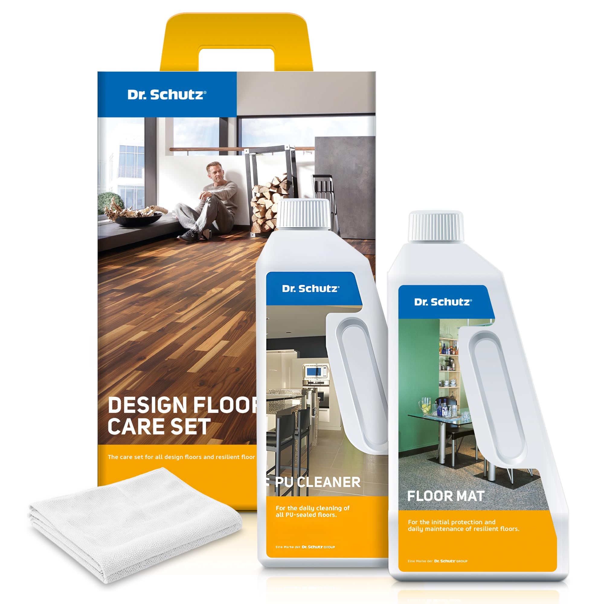 PVC Design Floor Care Set | Cleaning and Refreshing for Design Floors Made of Vinyl | Vinyl Floor Care | Vinyl Floor Cleaner