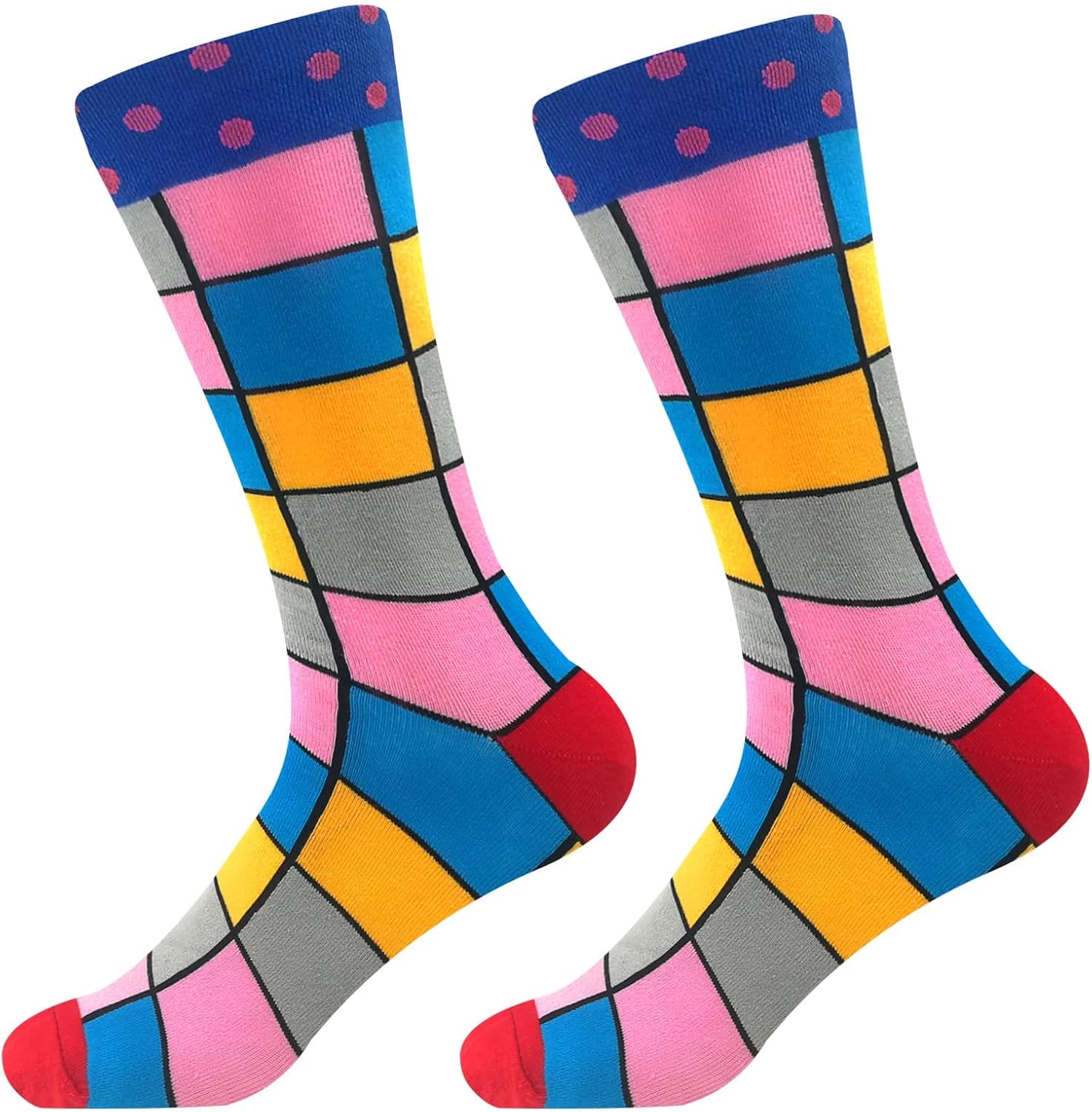 Fasefunn Colorful Socks for women Fun Funny Funky Animal Marvel Pattern Sock Calf Pack, Premium Cotton, Size 6-11 - Image 6