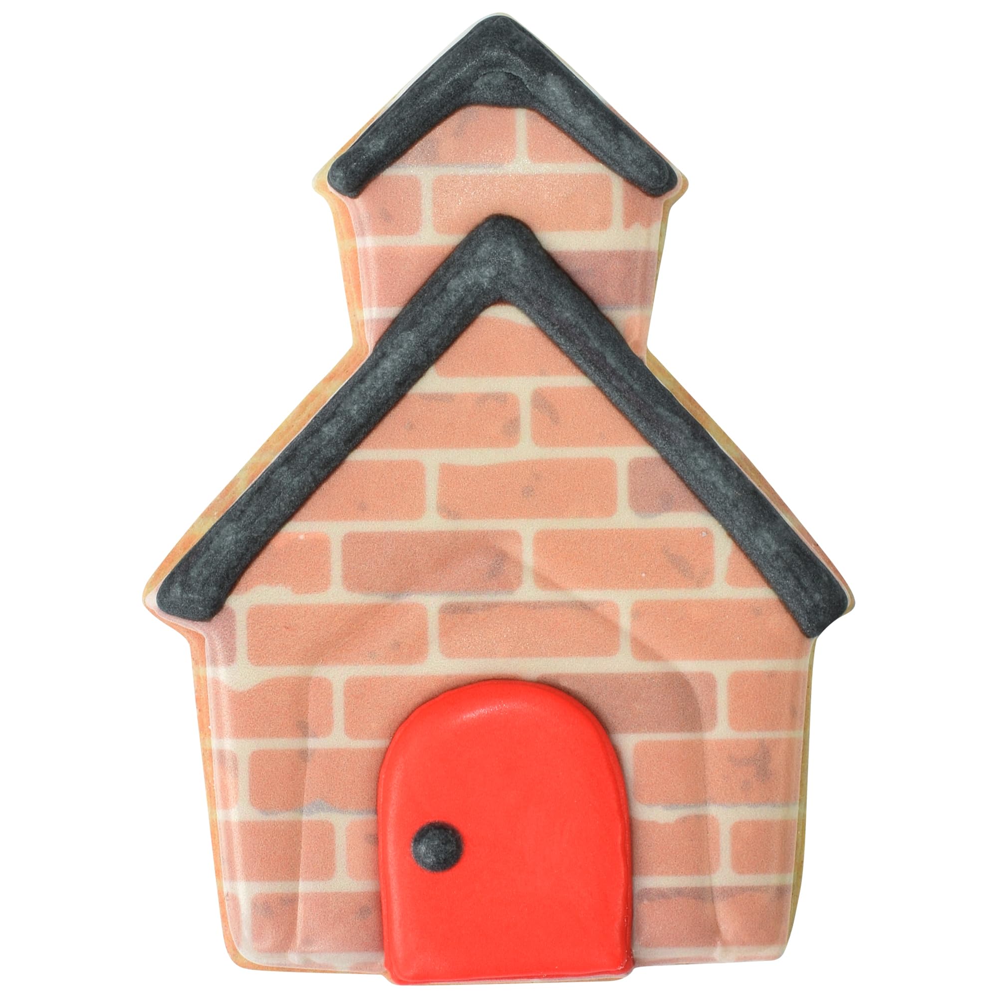 R&M Church School - Cortador de galletas (acero inoxidable, 8,9 cm)