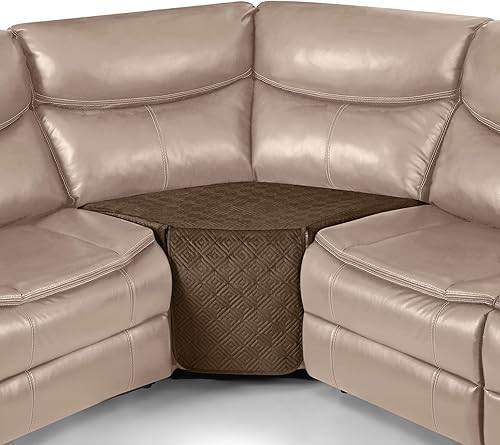 Miniatura 15 de Timeles Funda de asiento reclinable de terciopelo impermeable para silla sin brazos sin respaldo, gruesa, suave, lavable