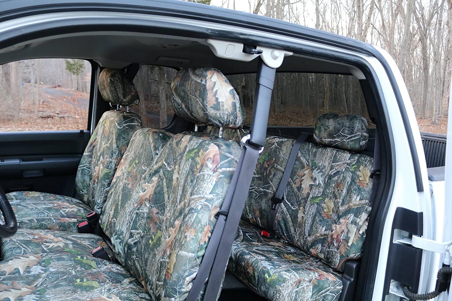 Durafit Seat Covers, for 2013-2019 Ram and 2020-2025 Classic Body Dodge Ram Crew Cab Front and Back Seat Truck Seat Covers, Exact Custom Fit KNTC Kanati Camo Endura